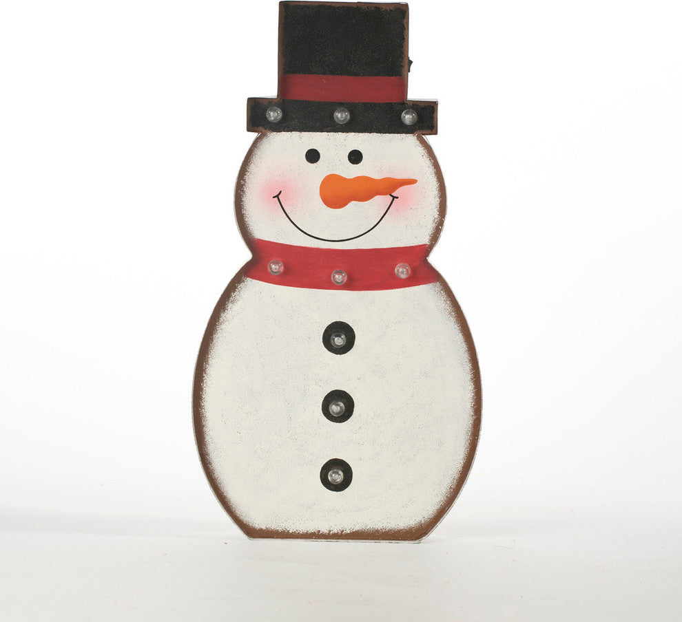 LED Marquee Snowman Sign