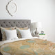 Deny Designs Cori Dantini Blue Floral Duvet Cover - Lightweight