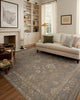 Chris Loves Julia x Loloi Louisa Lagoon / Ivory 3'-6" x 5'-6" Accent Rug