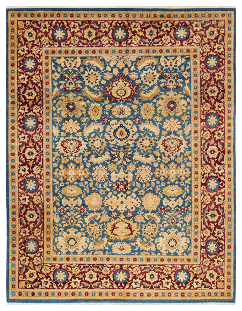 Mogul, One-of-a-Kind Hand-Knotted Area Rug Green, 9'3"x11'10"