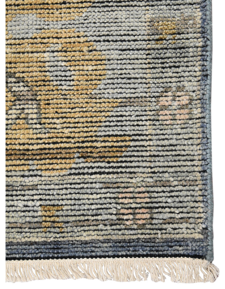 Jwell Avien Area Rug, Blue, 8' x 10', Bordered