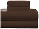 Pointehaven 175 GSM Cotton Flannel Sheet Set, Chestnut, Twin