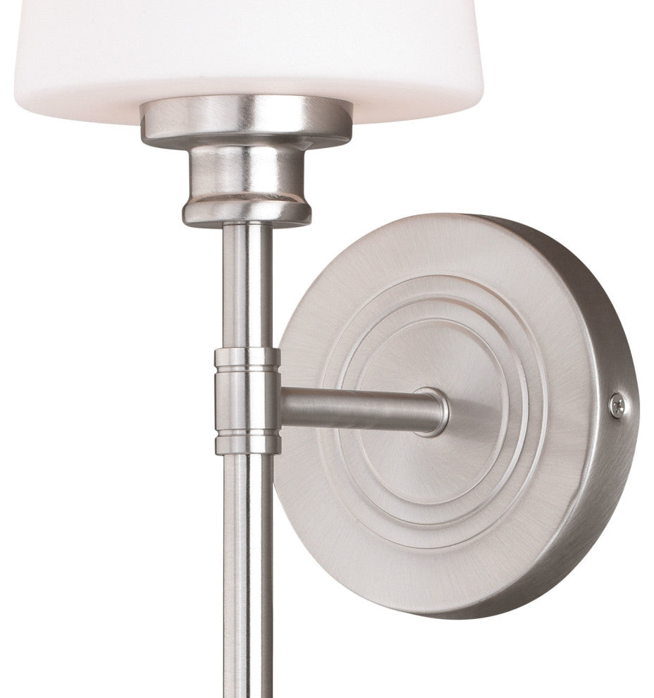 Clark Wall Light Satin Nickel