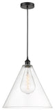 Innovations 616-1P-BK-GBC-162-LED 1-Light Pendant, Matte Black