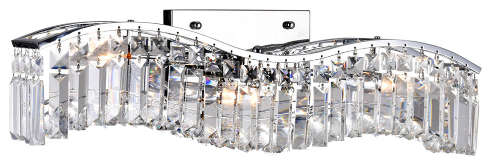 Glamorous 3 Light Vanity Light With Chrome Finish