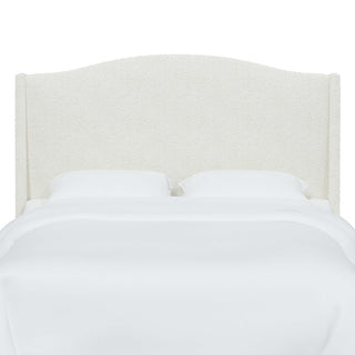Camelback Wingback Headboard, Milano Snow, Full