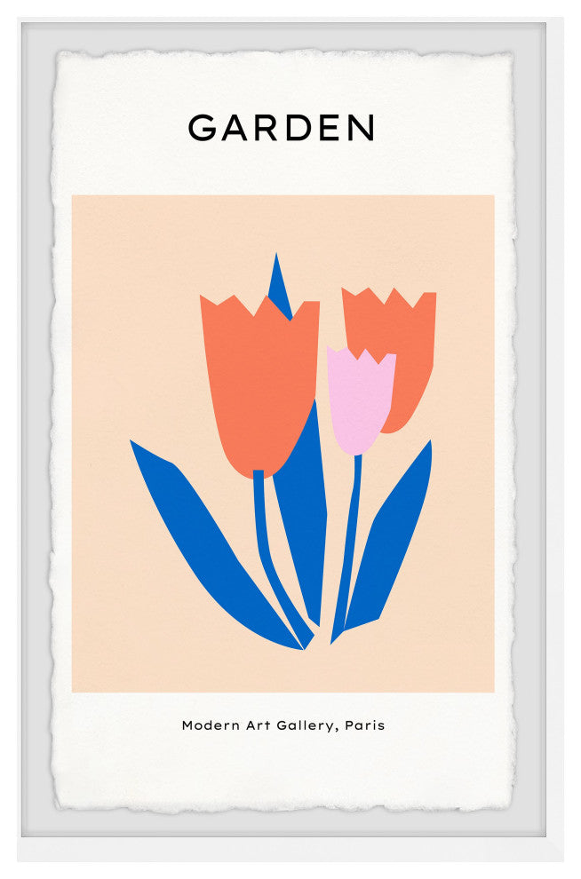 "Modern Art Paris" Framed Painting Print, 8x12