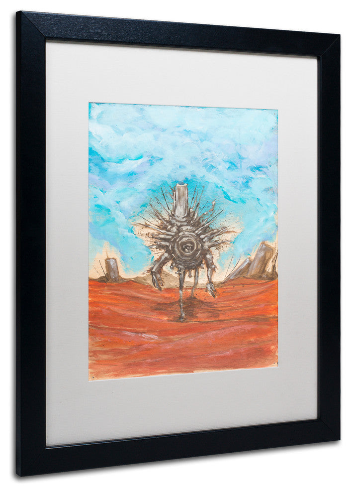 ''The Internet'' Matted Framed Art, Black Frame, White Matte, 20x16