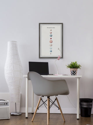 "The Planets Align" Framed Painting Print, 12x18