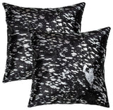 Natural Home Decor Torino Scotland Cowhide Pillow, 2-Piece