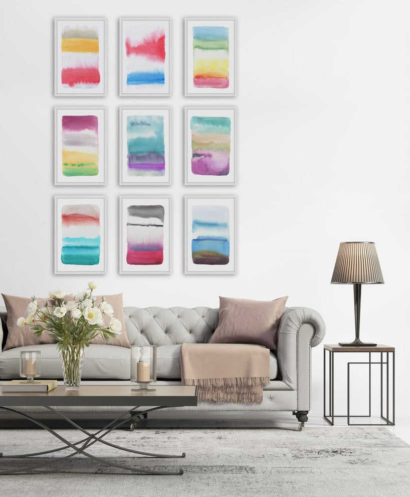 Blended Colors Polyptych, 48x72