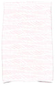 Rolling Waves, Geometric Print Kitchen Towel, Pink