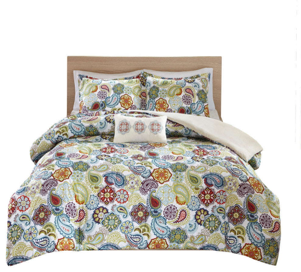 Mi Zone Microfiber Printed Comforter Mini Set, King