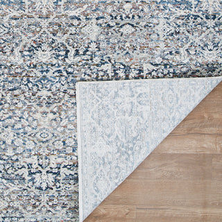 Couristan Luxor Ludvig Antique Beige/Ocean Area Rug, 3'9"x5'4"