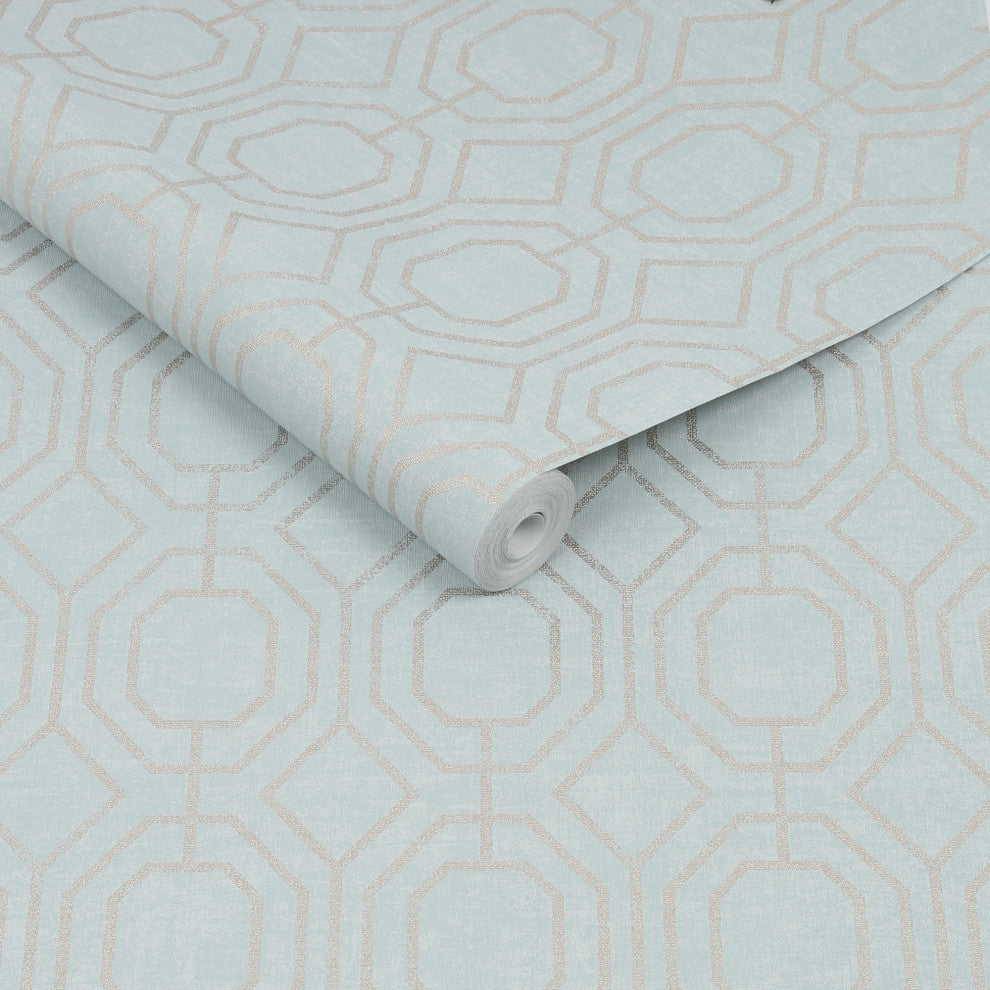 Transform Geo Peel and Stick Wallpaper, Green