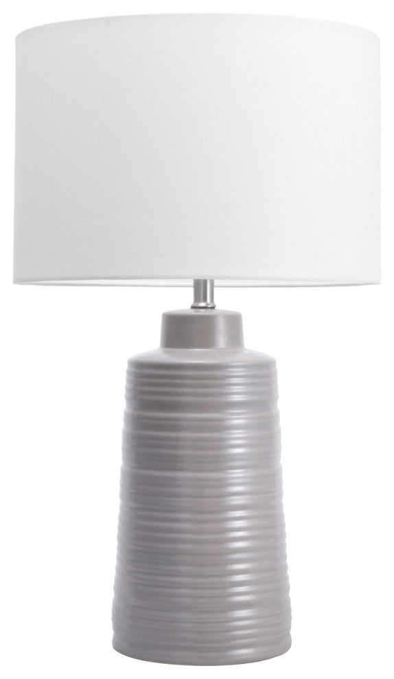 Nuloom 27" Uriel Ceramic Linen Shade Table Lamp