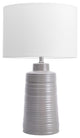 Nuloom 27" Uriel Ceramic Linen Shade Table Lamp