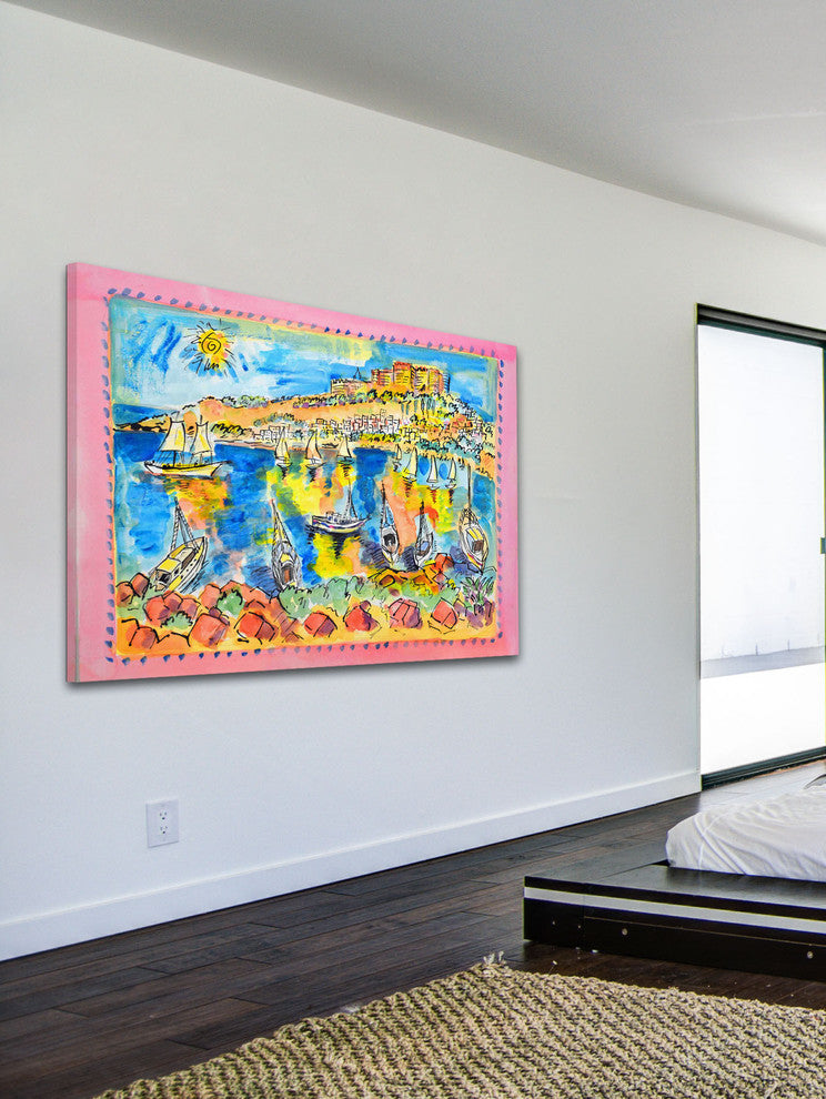 "Rhodes Greece" Print on Canvas by Wayne Ensrud