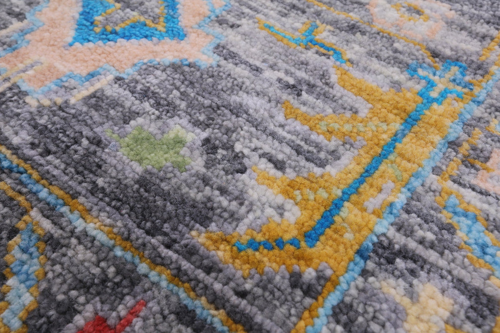 Turkish Oushak Hand Knotted Wool Rug 8' 11" X 11' 11" - Q15738