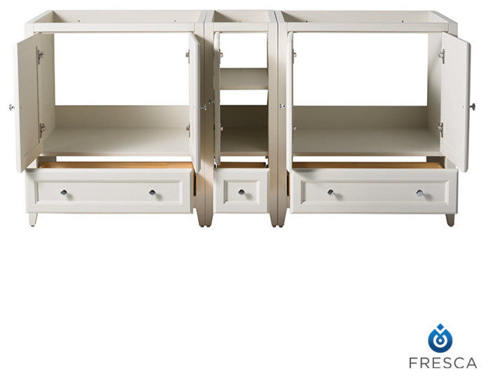 Oxford 72" Double Sink Bathroom Cabinet
