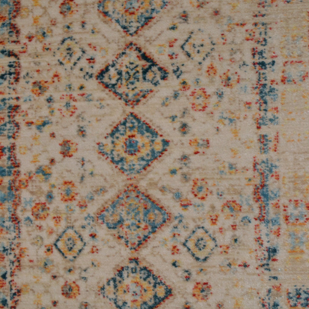 Machine Made Polyester Durable Indoor Outdoor Washable Oriental Pattern Footmat