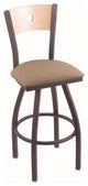 Holland Bar Stool, 830 Voltaire 25 Counter Stool, Pewter Finish