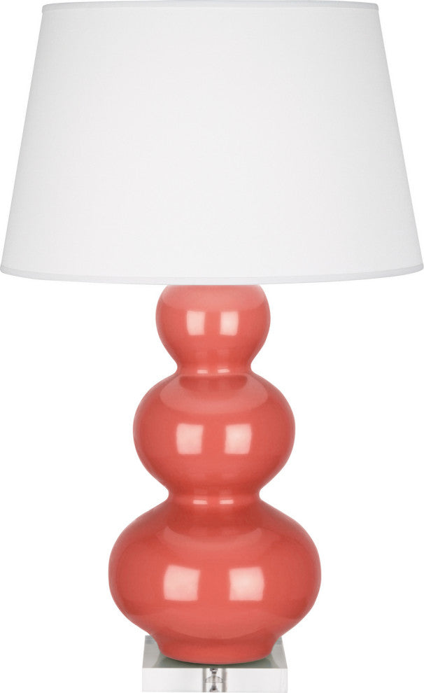 Robert Abbey RA-ML43X 1-Light Table Lamp, Triple Gourd
