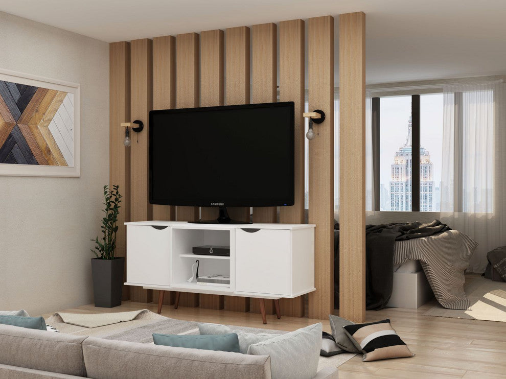Hampton 53.54 TV Stand in White