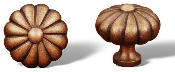 Antique English RKI Melon Knob, RKICK3249AE