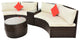4 Piece Patio Furniture Sets Outdoor Wicker Sofa Set