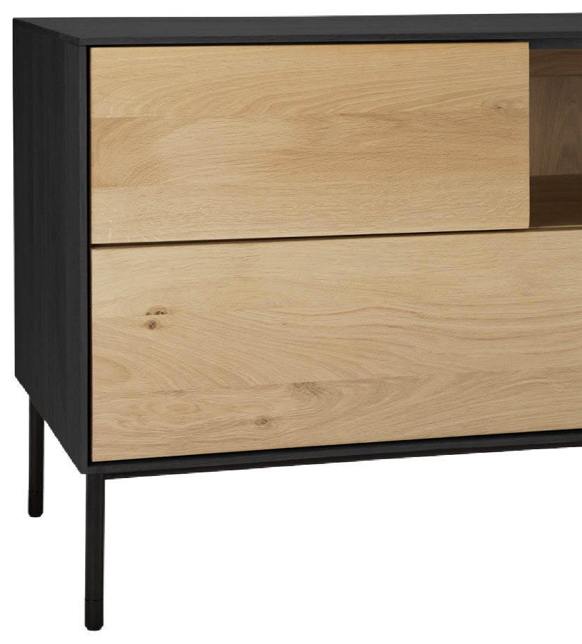 Varnished Oak Media Unit  | OROA Blackbird