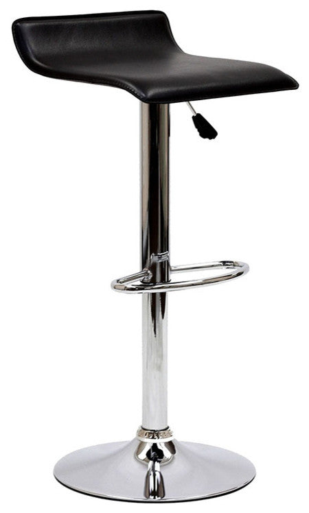 Gloria Bar Stool, Black