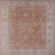 Ahgly Company Indoor Square Mid-Century Modern Area Rugs, 7' Square