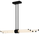Talbott LED Linear Chandelier in Matte Black