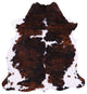 6' 9" X 6' 3" Organic Natural Hair-On Cowhide Area Rug C1646