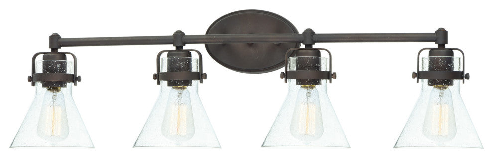 Maxim 26114/BUL Seafarer 4 Light 33"W LED Vanity Light - Oil Rubbed Bronze