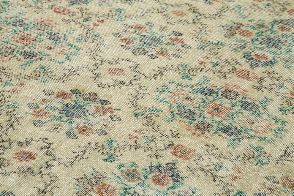 Rug N Carpet - Hand-knotted Anatolian 6' 8'' x 9' 9'' Low Pile  Area Rug