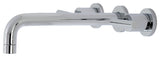 KS8021CML Two-Handle Wall Mount Tub Faucet, Polished Chrome