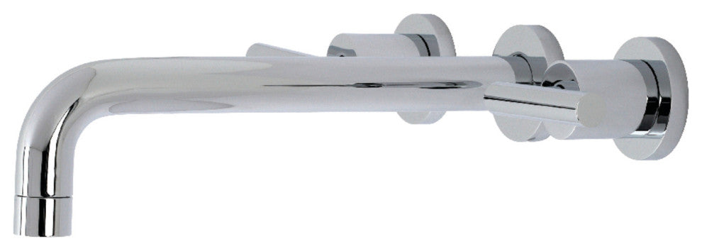 KS8021CML Two-Handle Wall Mount Tub Faucet, Polished Chrome