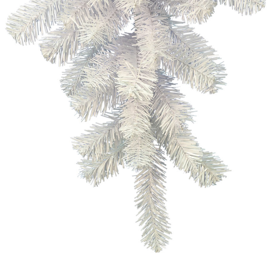 Vickerman Christmas Teardrop, 135 Tips, Crystal White, 42"
