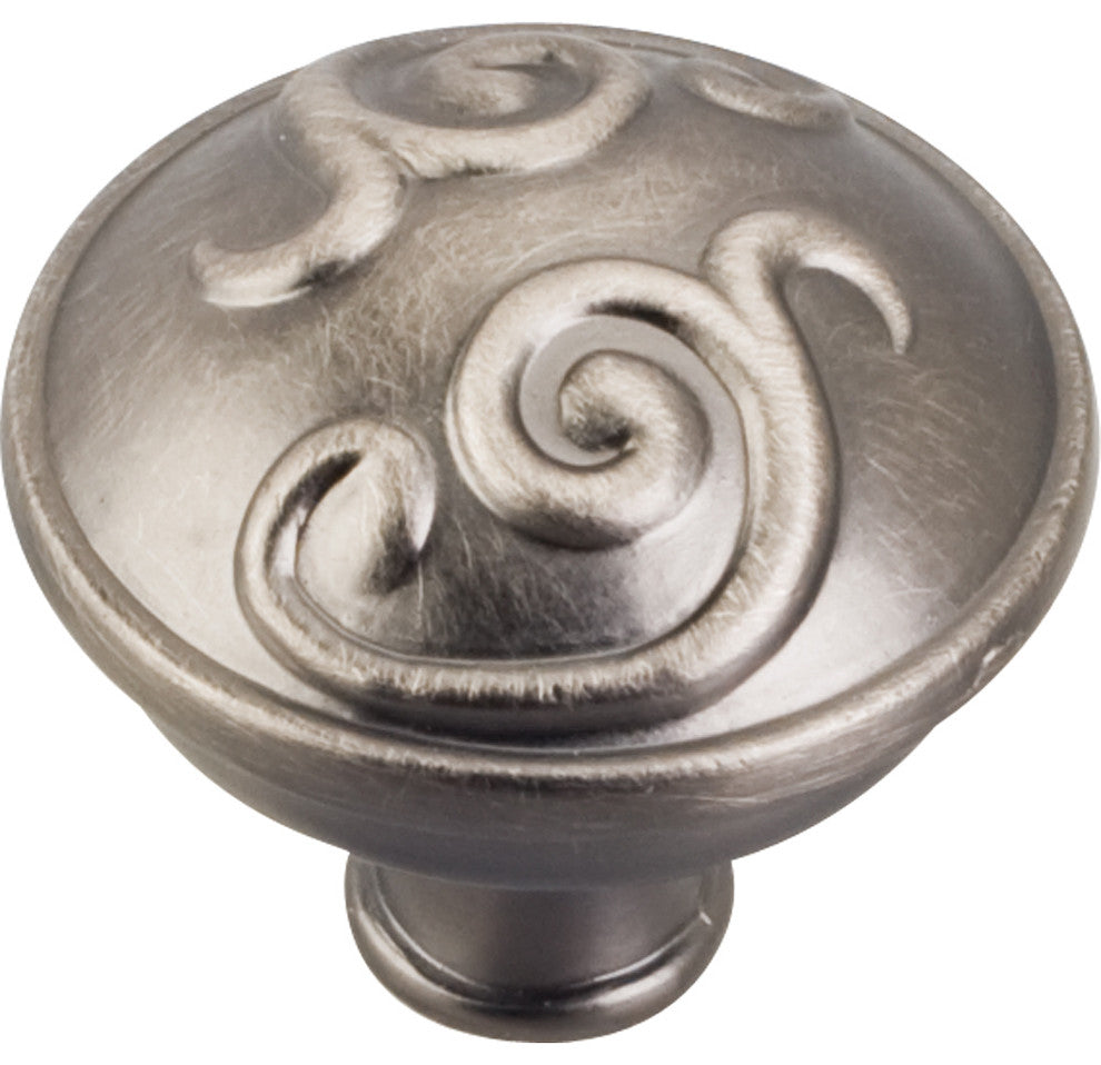 Jeffrey Alexander 531BNBDL Kensington Cabinet Knob, Brushed Pewter