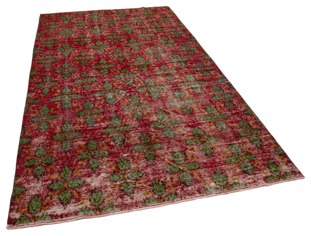 Rug N Carpet - Handwoven Oriental 5' 6'' x 9' 9'' Contemporary Vintage Rug
