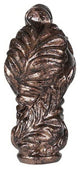 Metal Cast Finial, Rust Finish