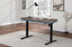 Farmhouse Electric Sit/Stand Desk Height Adjustable Table Blue