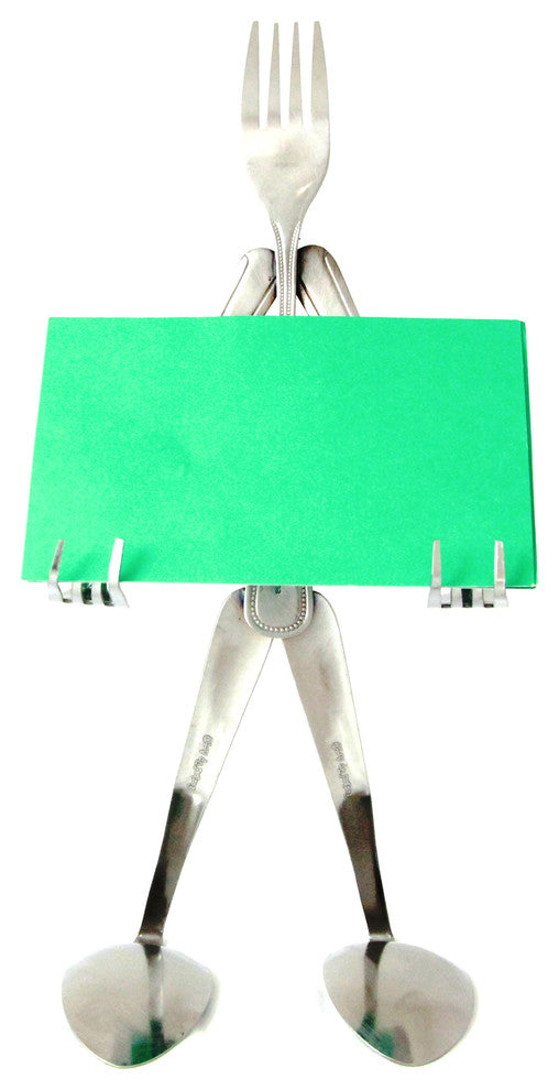 Recipe Card Stand - Fork