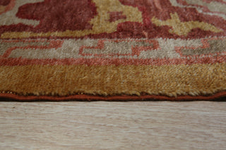 Gold Traditional All Over Oushak Area Rug