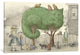 "The Cat Tree" by Eric Fan, Canvas Print, 18"x12"