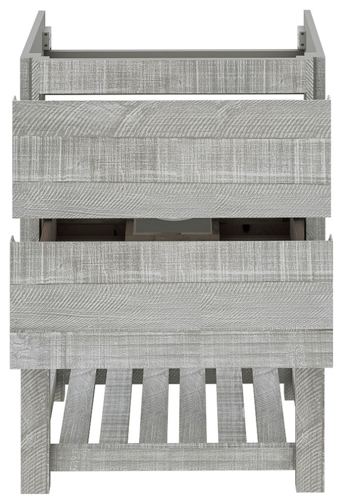 Fresca Formosa Floor Standing Open Bottom Modern Bathroom Cabinet, Sage Gray, 23", Cabinet Only