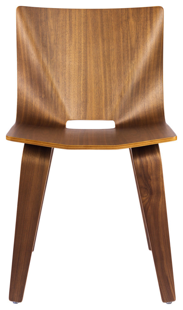 V Wide Chair, Walnut