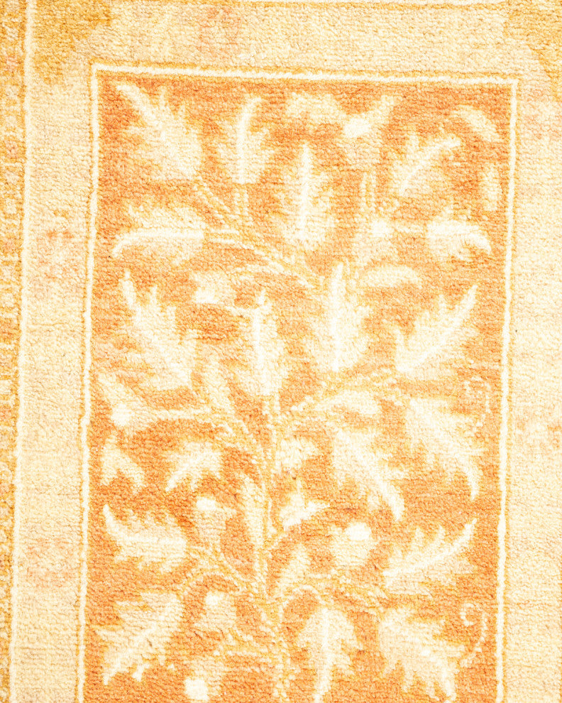 Baranagar, One-of-a-Kind Hand-Knotted Area Rug Ivory, 3'0"x9'2"